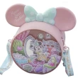 【Disney 迪士尼】東京迪士尼米妮粉紅爆米花桶硬殼斜背包(女孩聖誕禮物生日禮物女生禮物女友禮物)