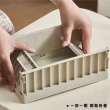 【ONE HOUSE】24L 坂東貨櫃折疊收納箱 收納盒-方形款帶蓋(2入)