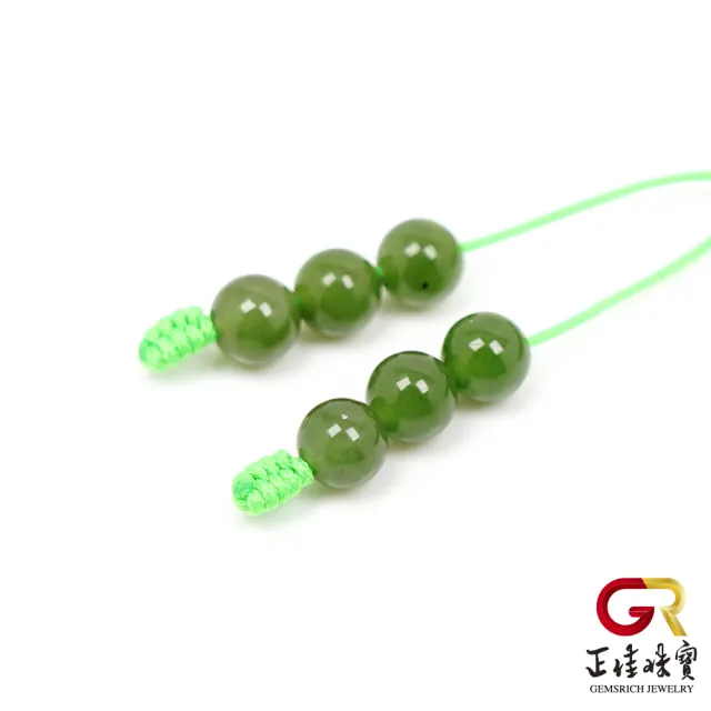 【正佳珠寶】和田碧玉頂級老礦北極玉5.8-6.2mm108顆平安轉運珠念珠佛珠｜日本彈力繩