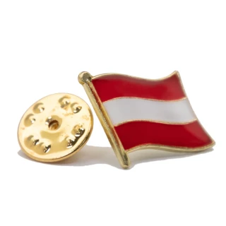【A-ONE 匯旺】Austria 奧地利 國家胸針 紀念配飾 金屬胸章 紀念胸徽 選舉 送禮 精美