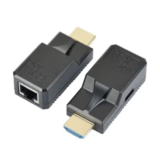 【TOWNWARD 大城科技】HDMI網路延長器 60M(RJ45轉HDMI 延伸器 CAT6 網路線 HDMI線 型號:HTR-6012)