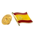 【A-ONE 匯旺】Spain 西班牙 紀念別針 精美 金屬徽章 國旗胸針 金屬胸徽 遊學