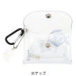 【小禮堂】透明小物收納包附扣環 - 快樂夥伴款 帕帢狗 人魚漢頓 史努比(平輸品)