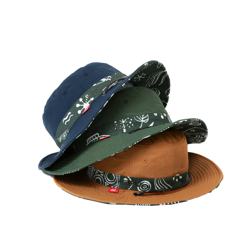 【RONIN 獵漁人】Huerco Fish Hat 雙面漁夫帽(2WAY帽 奔尼帽 釣魚帽 圓盤帽)