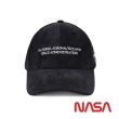 【NASA SPACE】正版授權太空系列 美式復古LOGO燈芯絨棒球帽/NA30006-08(深藍)