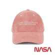 【NASA SPACE】正版授權太空系列 美式復古LOGO燈芯絨棒球帽/NA30006-33(嫩粉)