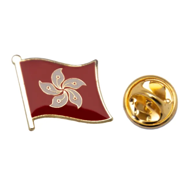 【A-ONE 匯旺】HK 香港國家胸章 金屬胸章 國旗飾品 金屬徽章 辨識 紀念胸徽 西裝