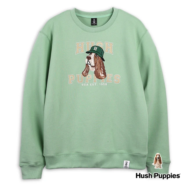 Hush Puppies 男裝 線衫 HP滿版緹花寬鬆落肩線