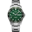 【MIDO 美度】官方授權 Ocean Star 200C 廣告款 海洋之星陶瓷潛水機械錶-綠/42.5mm(M0424301109100)