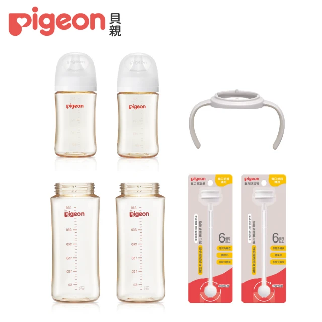 【Pigeon 貝親】獨家寶寶成長套組(PPSU奶瓶)
