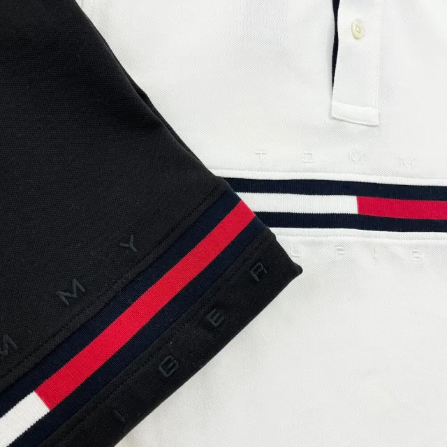【Tommy Hilfiger】長袖polo衫 現貨 湯米 長袖 大尺碼 polo衫 下擺開衩 平輸品(polo衫9447DG3)