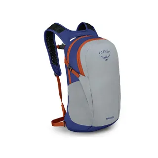 【Osprey】Daylite 13L 輕便多功能背包 銀灰/藍莓(日常背包 旅行背包 休閒後背包 運動背包)