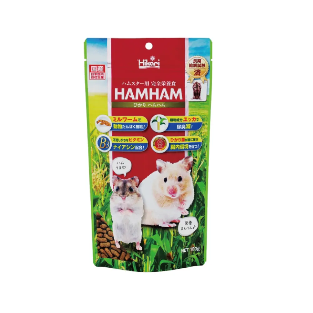 【HIKARI 高夠力】倉鼠飼料 100g/包(鼠飼料 黃金鼠飼料 小鼠飼料)