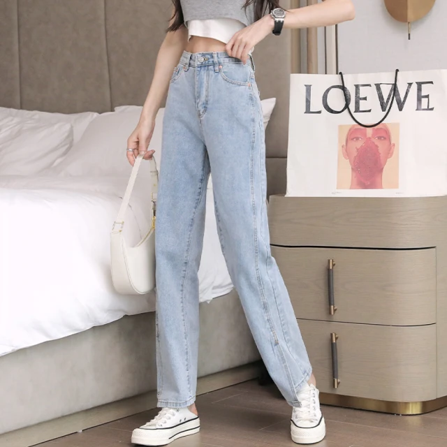 薄款女牛仔褲