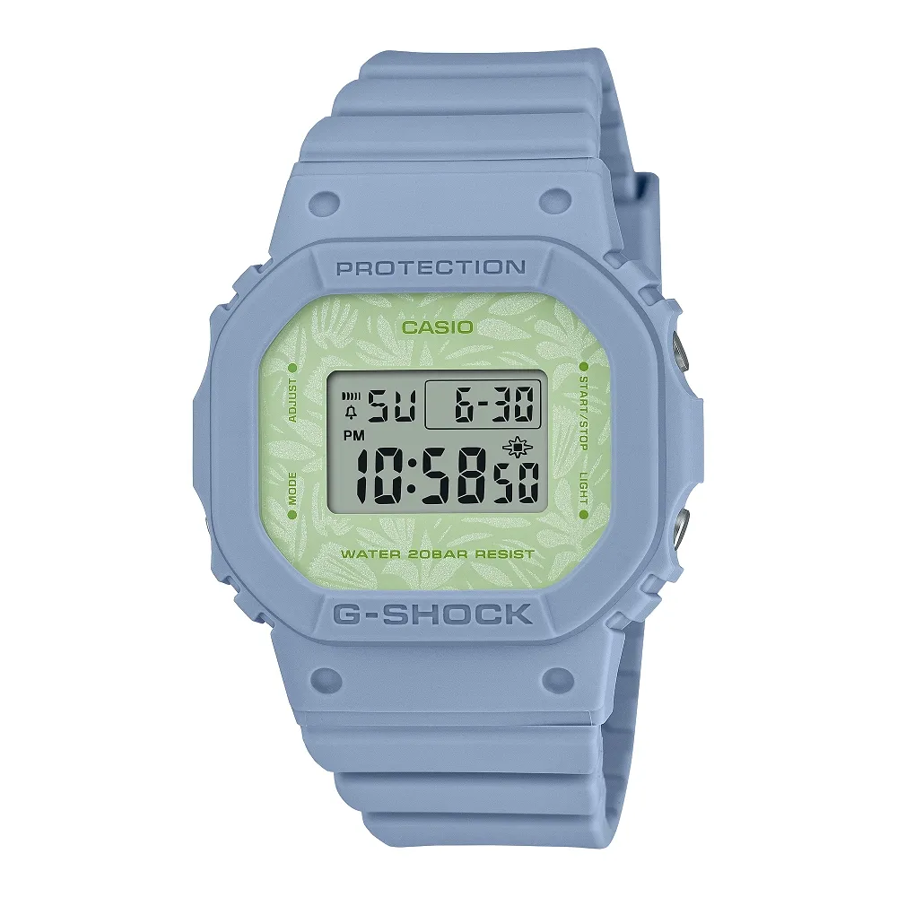 【CASIO 卡西歐】G-SHOCK植物靈感設計電子錶(GMD-S5600NC-2)