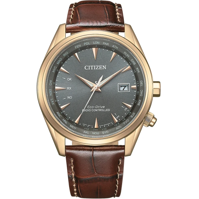 CITIZEN 星辰 亞洲限定 光動能電波萬年曆手錶 新年 禮物 推薦(CB0273-11H)