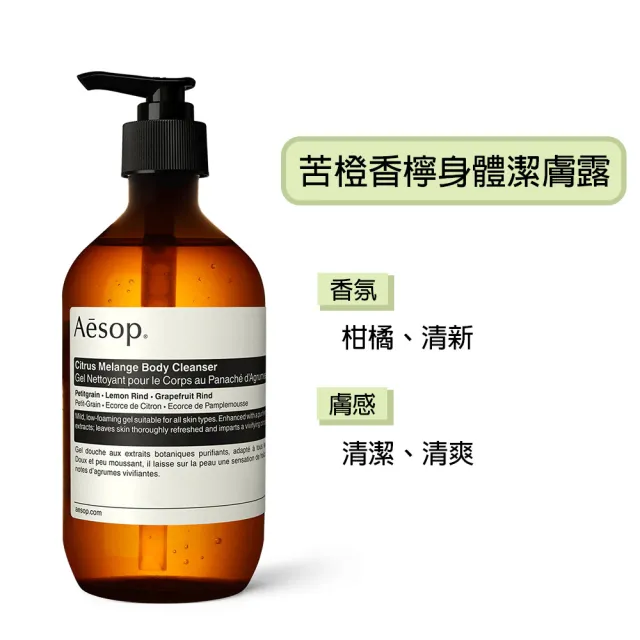 【Aesop】身體潔膚露/洗髮露 500ml(多款任選.國際航空版)