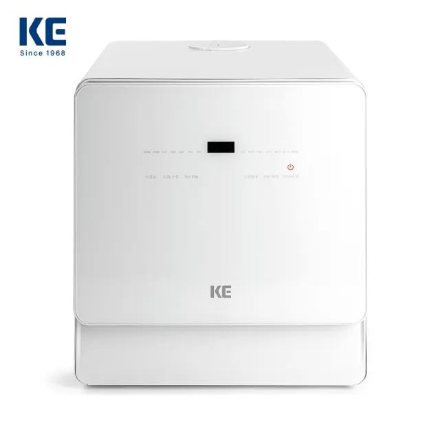 桌上型洗碗機 KDW-236W(6人份免安裝洗烘碗機、最高溫80度C、UV殺菌)