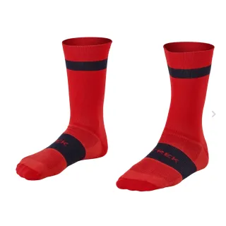 【TREK】自行車襪 Race Crew Cycling Socks(紅色｜COOLMAX)