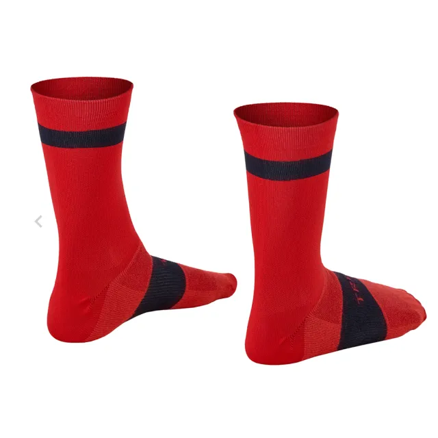 【TREK】自行車襪 Race Crew Cycling Socks(紅色｜COOLMAX)