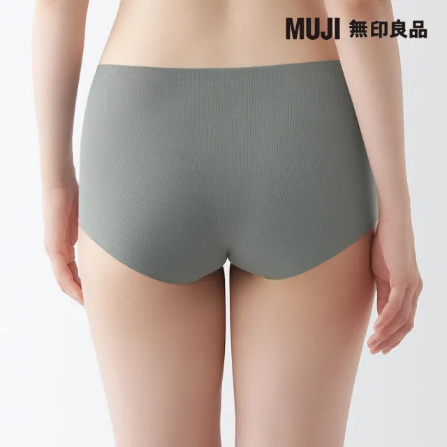 【MUJI 無印良品】女棉混舒適螺紋內褲(共4色)