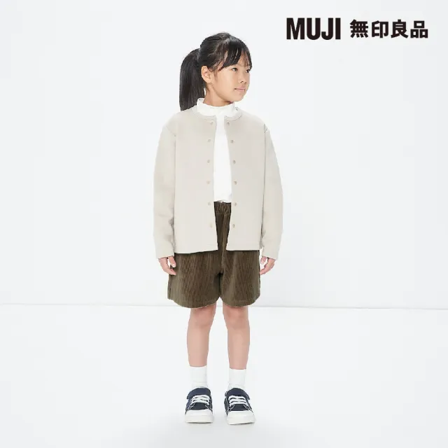 【MUJI 無印良品】兒童針織燈芯絨裙褲(共2色)