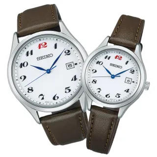【SEIKO 精工】限量款 CS系列 Laurel 製錶110周年紀念款 太陽能對錶 新年禮物(V157-0DV0J/V137-0DN0J)