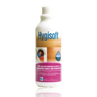 【芬蘭Hygisoft 科威】15倍超濃縮多用途表面殺菌消毒清潔劑 - 500ml(媽媽推薦 去污除油 溫和不刺激)