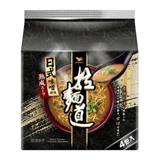 拉麵道 日式味噌風味袋101gx4入/袋