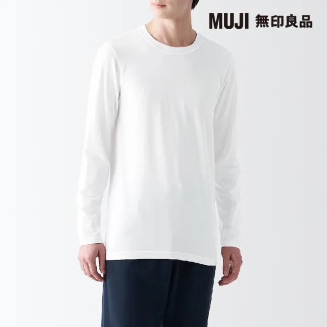 MUJI 無印良品】男棉混保暖圓領長袖T恤(共3色) - momo購物網- 好評推薦