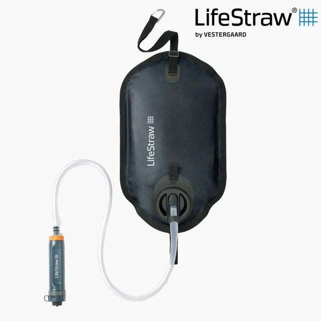 LifeStrawLifeStraw Peak 頂峰軟式水袋8L+Purifier濾水器｜深藍(過濾髒水 濾水 淨水 露營 旅遊 野外求生)