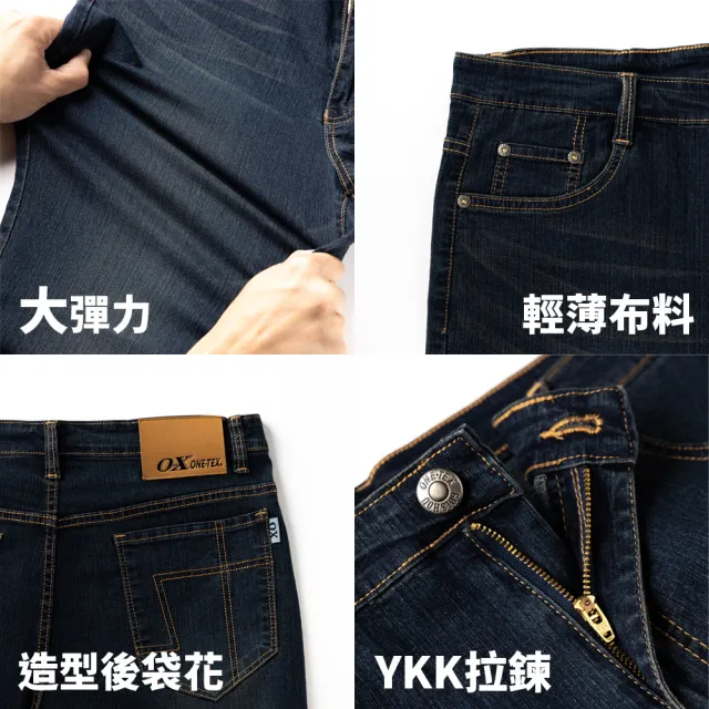 【Last Taiwan Jeans 最後一件台灣牛仔褲】大彈輕薄中直筒 台灣製牛仔褲 復古藍#97482(偏薄款、大彈力)