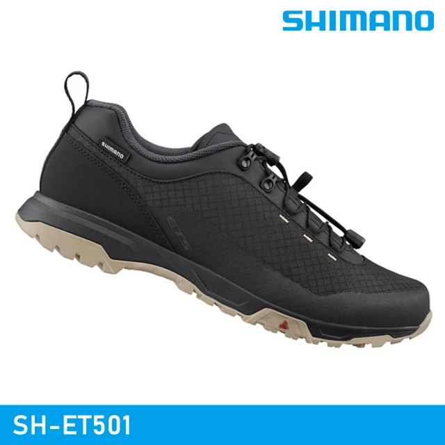 城市綠洲 SHIMANO SH-ET501 自行車硬底鞋 / 黑色(車鞋 自行車鞋 非卡式自行車鞋)