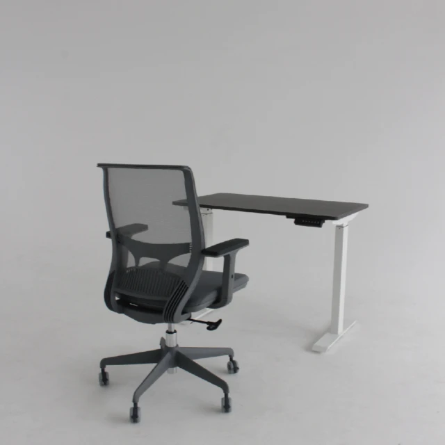 4Health 舒樂活 i椅 灰框3D扶手 — 居家辦公椅+Standly電動升降桌(12/8-12雙十二限時精選組合)