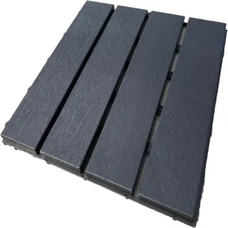 【高墊】木紋塑膠棧板 30*30*2cm-20片一組(排水功能佳)