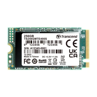 【Transcend 創見】MTE400S 256GB M.2 2242 PCIe Gen3x4 SSD固態硬碟(TS256GMTE400S)