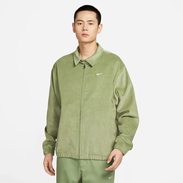 NIKE 耐吉 外套 男款 運動外套 AS M NL HARRINGTON JACKET CORD 綠 DX9071-386(3S3523)