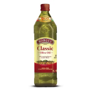 【BORGES 百格仕】中味橄欖油 100% Pure 西班牙原裝原瓶進口(1000ml/瓶)