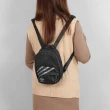 【adidas 愛迪達】背包 Mini Backpack 女款 黑 銀 三葉草 小包 後背包 愛迪達(GN2138)