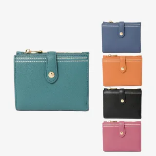 【ZODENCE 佐登司】ZORA進口牛皮三層短夾(多色)