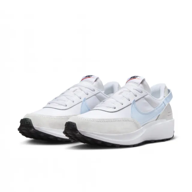 NIKE 耐吉】休閒鞋女鞋運動鞋WMNS NIKE WAFFLE DEBUT 白藍DH9523-105