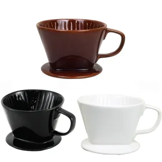 【日式陶瓷】小號號咖啡濾杯1-2人份-買1送1/泡咖啡/泡茶濾杯/手沖咖啡濾器(隨機出貨)