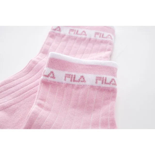 【FILA官方直營】基本款薄底短襪-粉色(SCY-1002-PK)