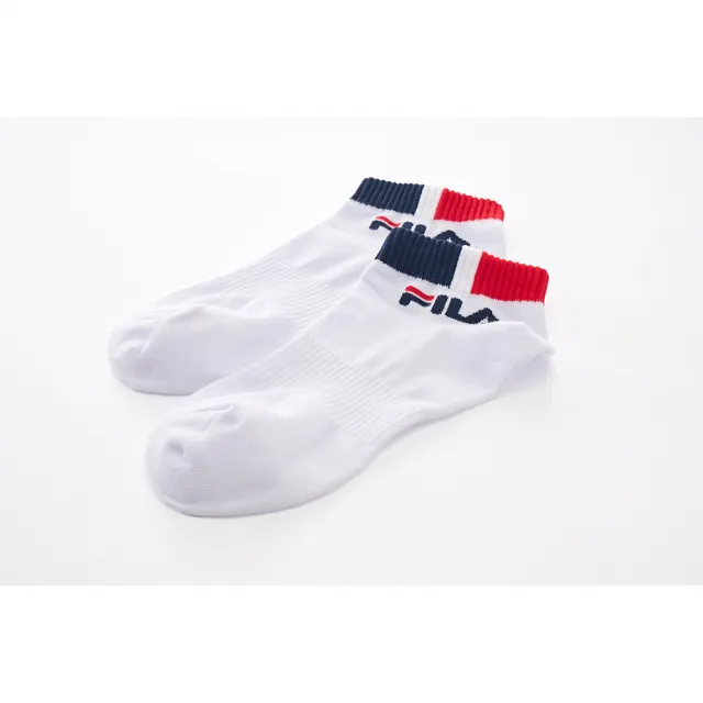 【FILA官方直營】基本款棉質踝襪-白色(SCY-1001-WT)