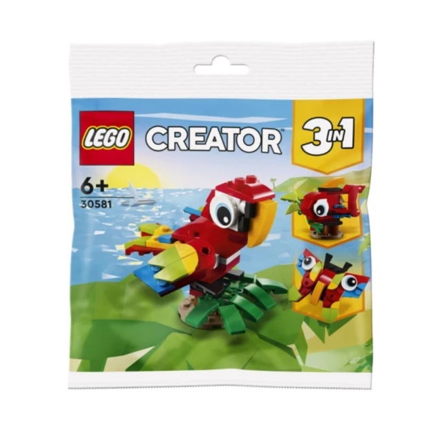 【LEGO 樂高】#30581 polybag-熱帶鸚鵡