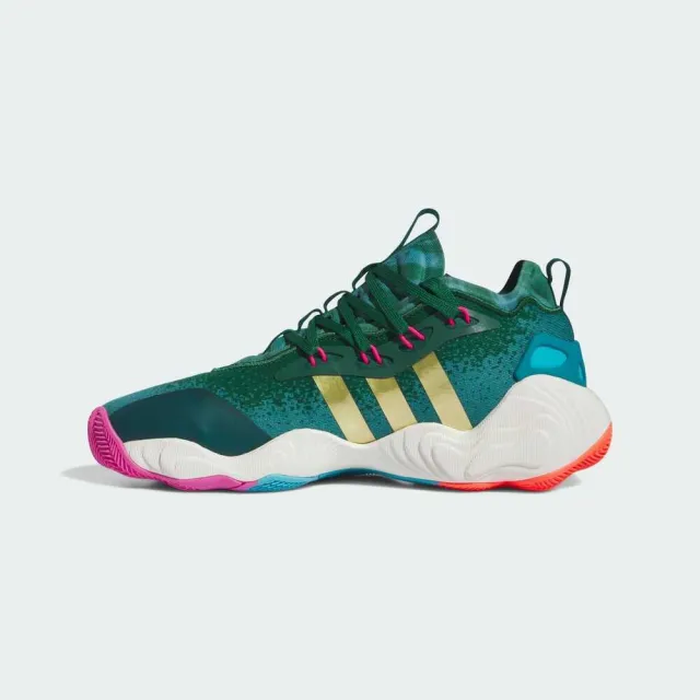 【adidas 愛迪達】Trae Young 3 男 籃球鞋 運動 球鞋 崔楊 聯名 耐磨 避震 愛迪達 綠金(IE9301)