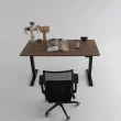 【4Health 舒樂活】i椅 黑框3D扶手 — 居家辦公椅+Standly雙馬達電動升降桌(限時精選組合)