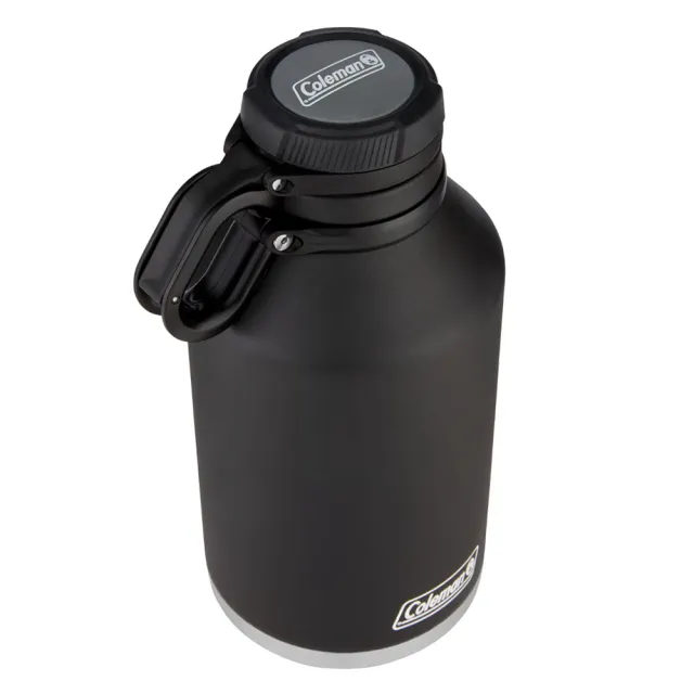 【Coleman】GROWLER不鏽鋼保溫水壺1.89L / 黑 / CM-49797(保溫瓶 不鏽鋼瓶 啤酒壺 水壺)