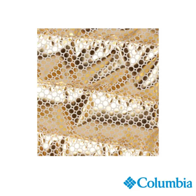 【Columbia 哥倫比亞 官方旗艦】女款-Joy Peak™金鋁點極暖長版背心-米白(UWK71990BG/HF)