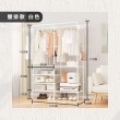 【路比達】開放式組裝衣櫃-雙排(衣櫃、衣架、大型衣架)